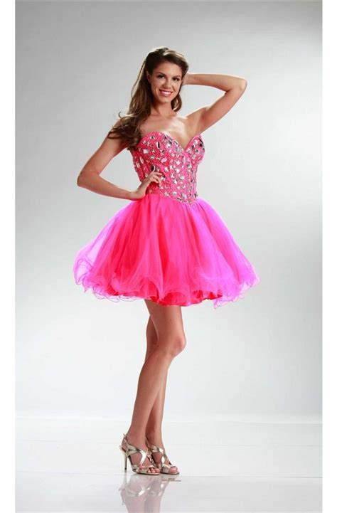 sparkly pink homecoming dresses